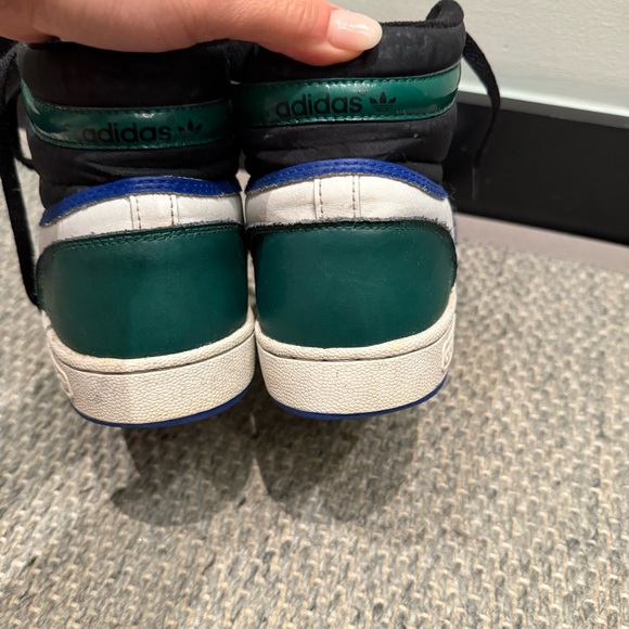 Adidas Top Ten RB Lucid Blue Green White & Black Male Sneaker Size 12 - Picture 5 of 11